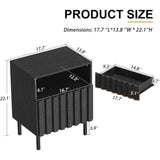 Modern Fluted Solid Wood Bedroom Furniture Set - Omega Lifestyles