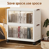 Multi-Layer Folding Closet Organizer with Wheels - Omega Lifestyles