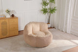 Multicolor Faux Fur Oversized Shredded Foam Bean Bag Chair - Omega Lifestyles
