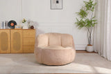 Multicolor Faux Fur Oversized Shredded Foam Bean Bag Chair - Omega Lifestyles