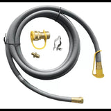 Natural Gas Stainless Steel Fire Pit Conversion Kit - Veluna - Omega Lifestyles