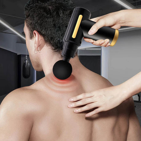 Portable Digital Fascia Gun with LED Display and Six-Speed Settings - Sleep Galleria