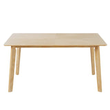 Rustic Farmhouse 5-Piece Wood Dining Table Set - Omega Lifestyles