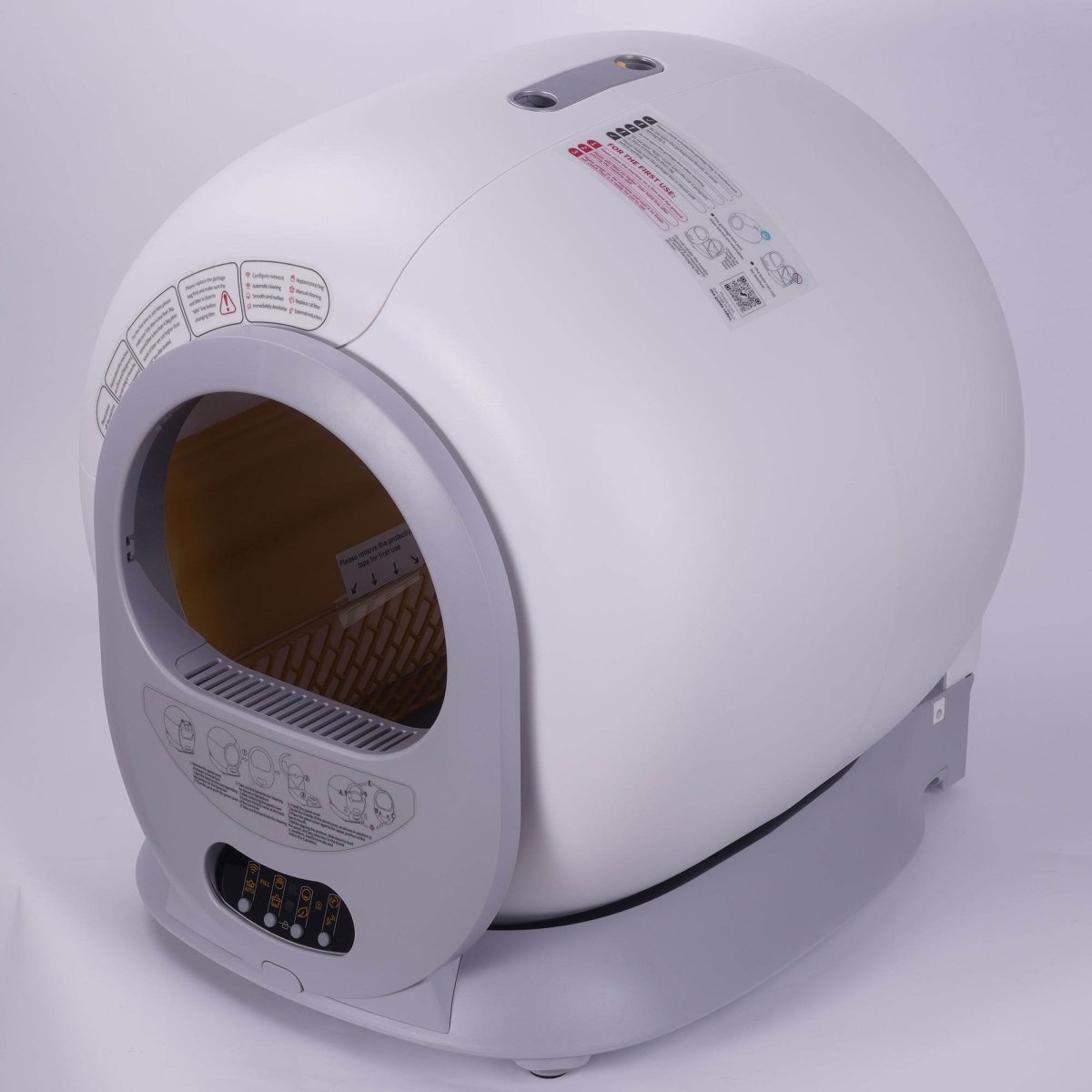 Self - Cleaning Automatic Odor - Removing Cat Litter Box - Veluna - Omega Lifestyles