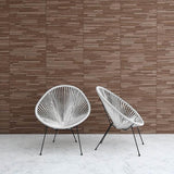 Set of 2 Mid - Century Modern Outdoor Aluminum Lounge Chairs - Veluna - Omega Lifestyles