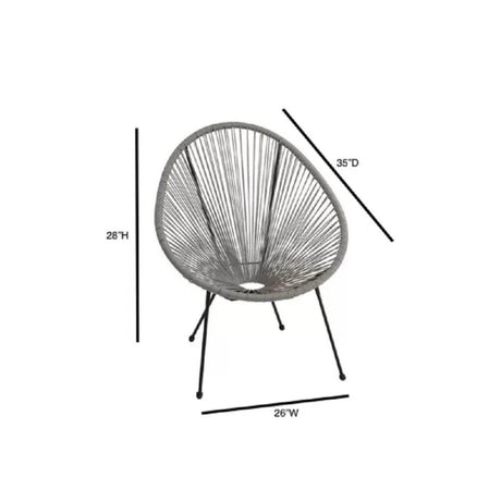 Set of 2 Mid - Century Modern Outdoor Aluminum Lounge Chairs - Veluna - Omega Lifestyles