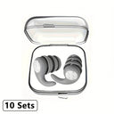 Soft Nano Silica Gel Noise Reduction Earplugs - Omega Lifestyles