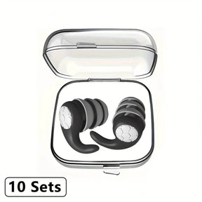 Soft Nano Silica Gel Noise Reduction Earplugs - Omega Lifestyles