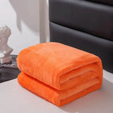 Thickened Fleece Solid Color All-Season Blanket - Sleep Galleria