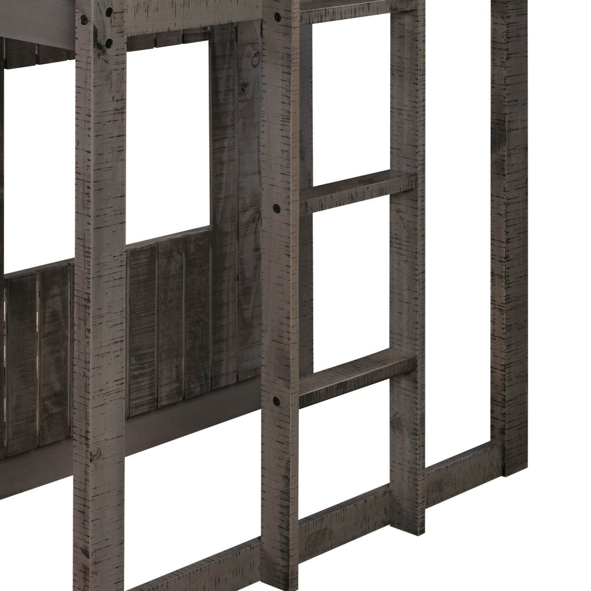 Twin - Over - Full Solid Wood Playhouse Bunk Bed With Ladder - Veluna - Omega Lifestyles