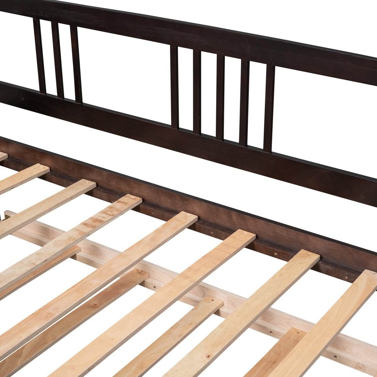 Twin Size Solid Wood Daybed With Trundle Bed - Sleep Galleria