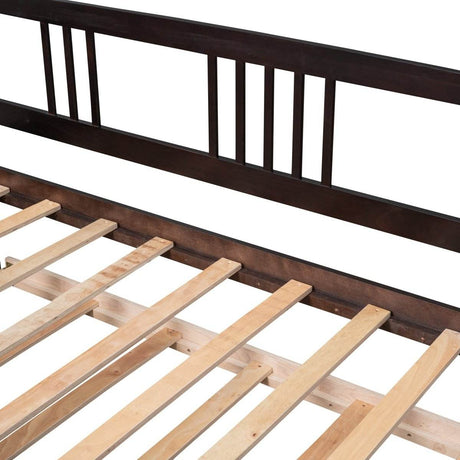 Twin Size Solid Wood Daybed With Trundle Bed - Sleep Galleria