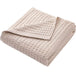 Waffle Pattern 100% Cotton Lightweight Summer Blanket - Sleep Galleria