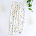 Women’s Cotton Printed Loose Pajama Sleep Bottoms - Omega Lifestyles
