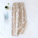 Women’s Cotton Printed Loose Pajama Sleep Bottoms - Omega Lifestyles