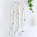Women’s Cotton Printed Loose Pajama Sleep Bottoms - Omega Lifestyles
