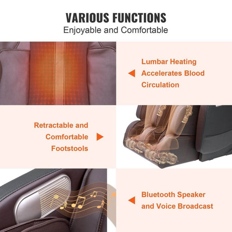Full Body Zero Gravity Recliner with 3D Shiatsu - Sleep Galleria