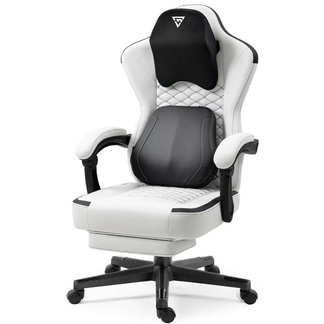 Ergonomic Heated Massage Lumbar Support Gaming Chair - Omega Lifestyles