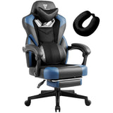 Ergonomic Reclining Gaming Chair With Footrest And Lumbar Support - Omega Lifestyles