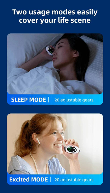 Palm Sleep Massager Electric Handheld Sleep Aid Device - Sleep Galleria