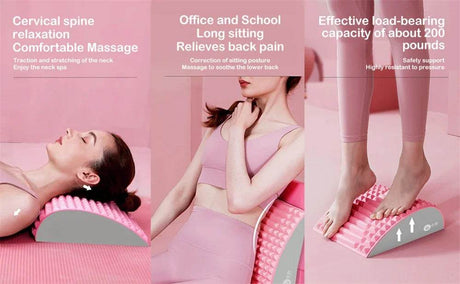 Lumbar Support Back Stretcher Massage Device - Sleep Galleria