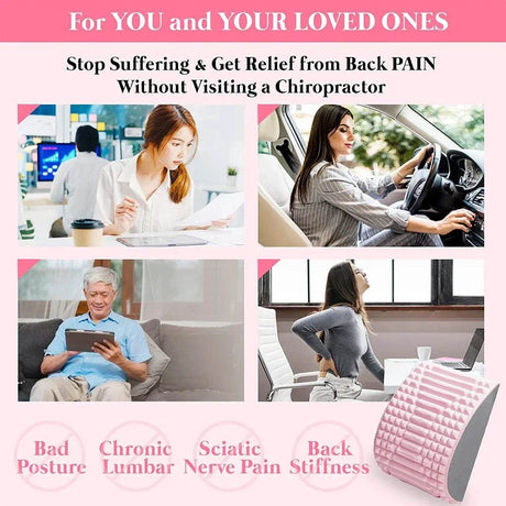 Lumbar Support Back Stretcher Massage Device - Sleep Galleria