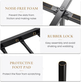 Victorian Metal Platform Bed Frame with Steel Slats - Omega Lifestyles