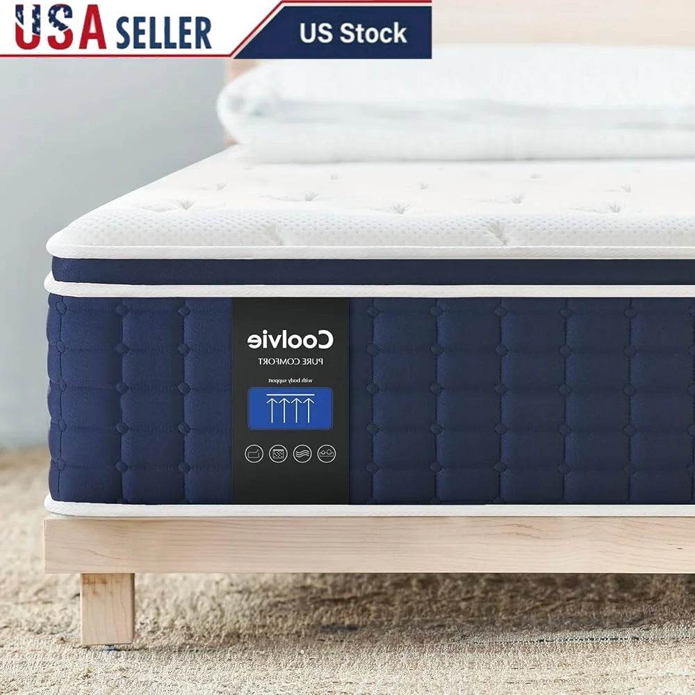 11-Inch Gel Memory Foam Hybrid Mattress - Omega Lifestyles