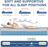 Medium 12-Inch Hybrid Bamboo Gel Memory Foam Mattress - Omega Lifestyles