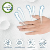 Medium 12-Inch Hybrid Bamboo Gel Memory Foam Mattress - Omega Lifestyles