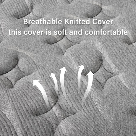 14-Inch Firm Hybrid Gel Memory Foam Mattress - Omega Lifestyles