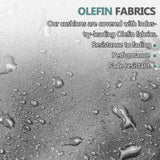 5-Piece Modern Aluminum Outdoor Patio Furniture Set - Omega Lifestyles