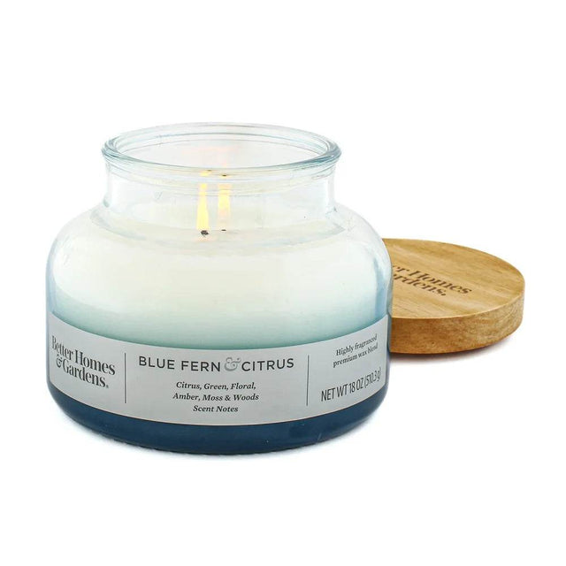 Scented 2-Wick 18oz Ombre Soy Wax Candle - Omega Lifestyles