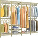 Heavy Duty Adjustable Carbon Steel Wire Garment Rack - Omega Lifestyles