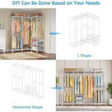 Heavy Duty Adjustable Carbon Steel Wire Garment Rack - Omega Lifestyles