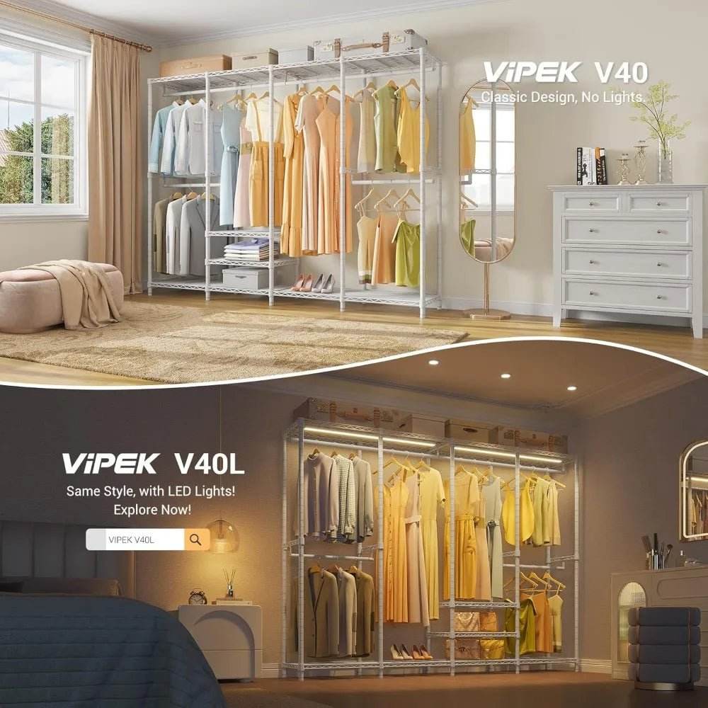 Heavy Duty Adjustable Carbon Steel Wire Garment Rack - Omega Lifestyles