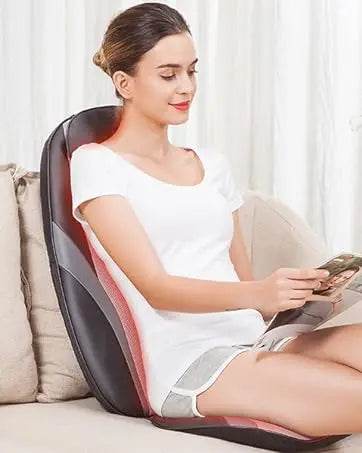 Shiatsu Heat Massage Cushion with Kneading Back Therapy Pad - Omega Lifestyles