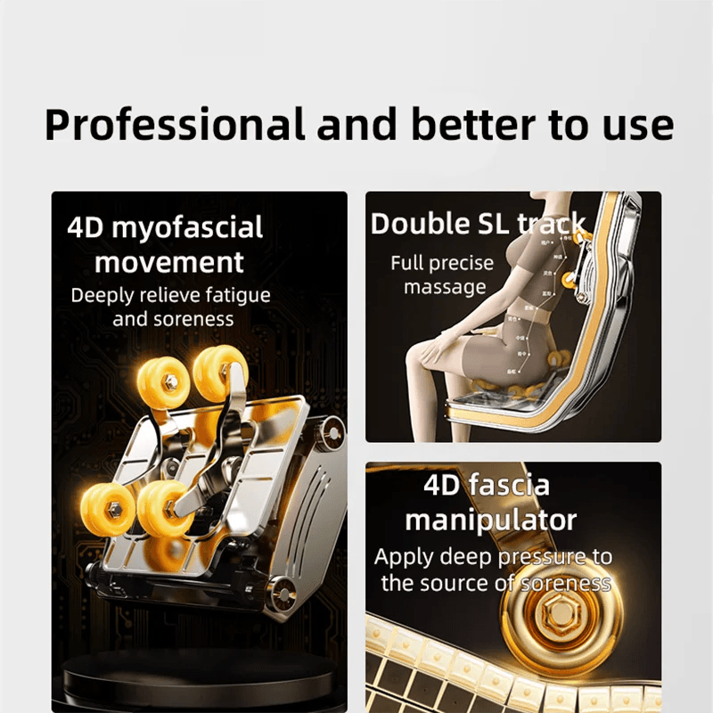 Yutori BreezeLuxe 4D Full Body Massage Chair - Omega Lifestyles