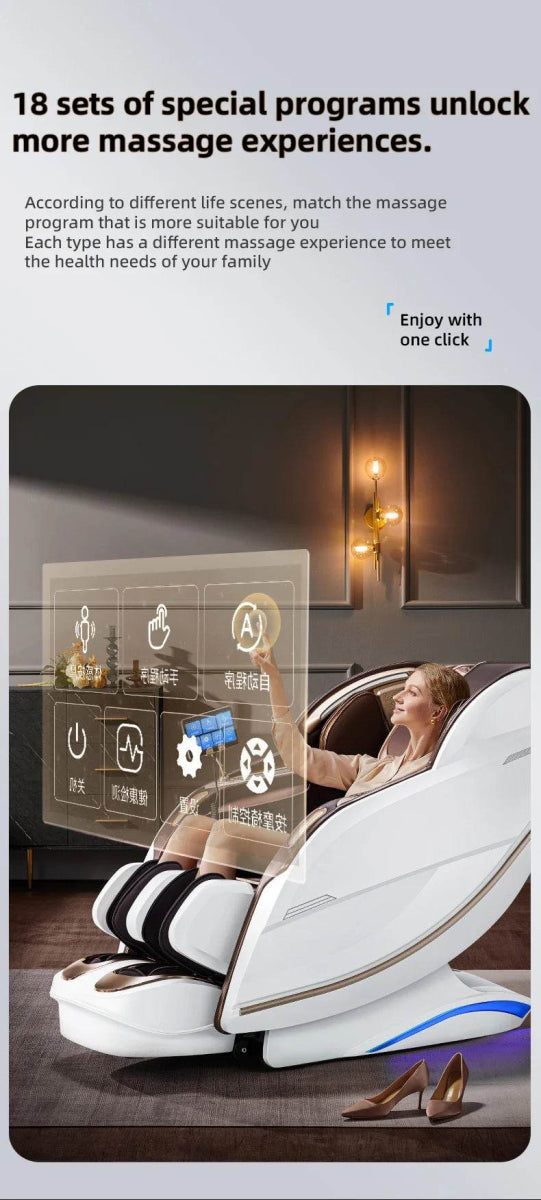 Yutori BreezeLuxe 4D Full Body Massage Chair - Omega Lifestyles