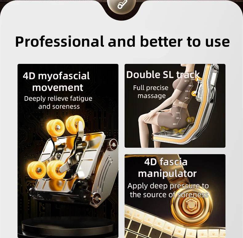 Yutori BreezeLuxe 4D Full Body Massage Chair - Omega Lifestyles