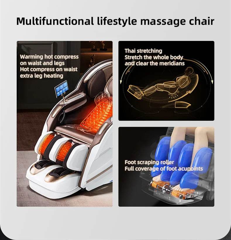 Yutori BreezeLuxe 4D Full Body Massage Chair - Omega Lifestyles