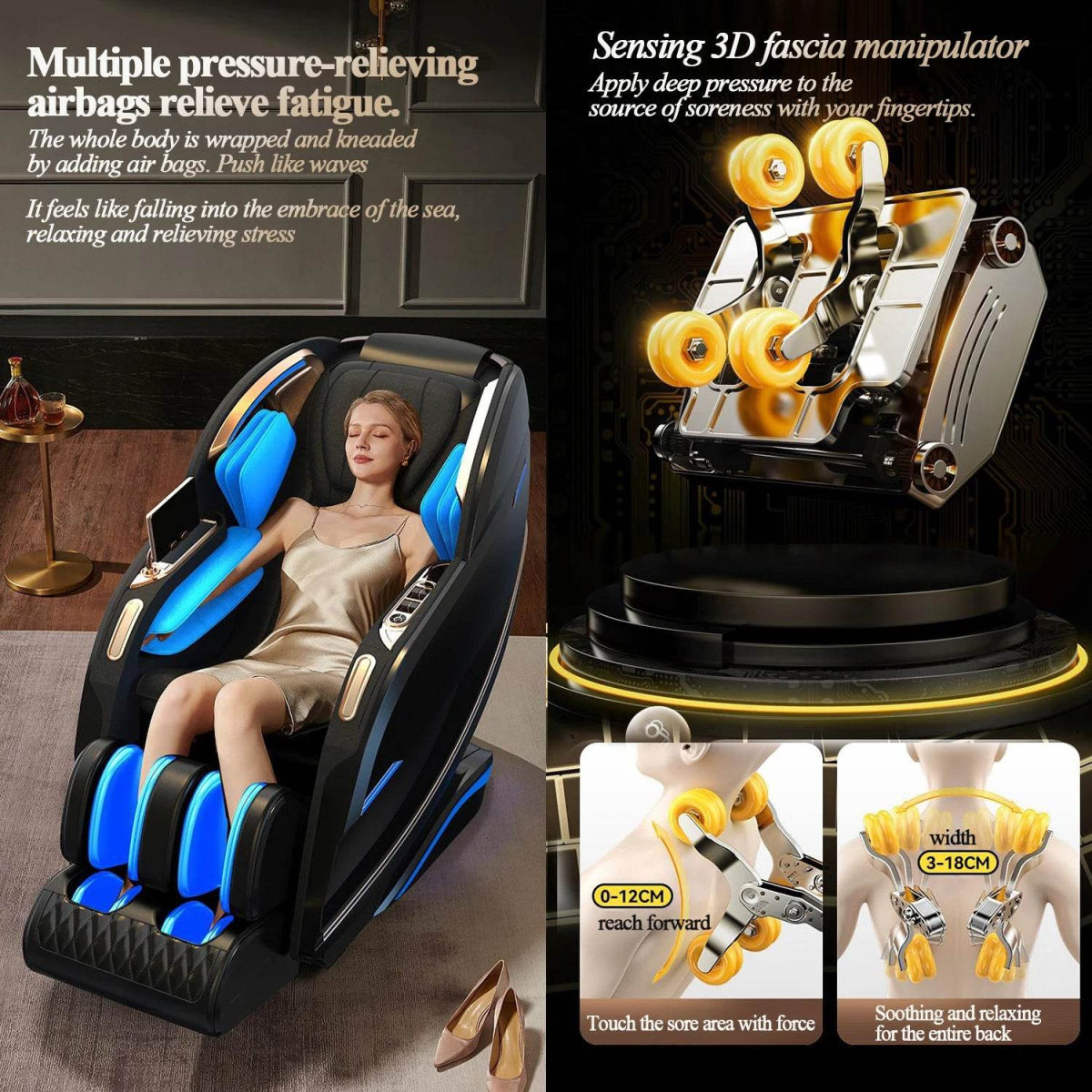 Yutori CloudWarm Zero Gravity Massage Chair - Omega Lifestyles