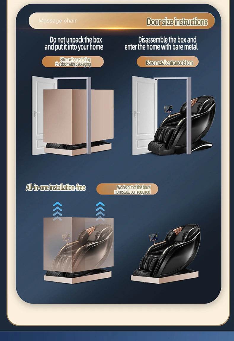 Yutori CloudWarm Zero Gravity Massage Chair - Omega Lifestyles