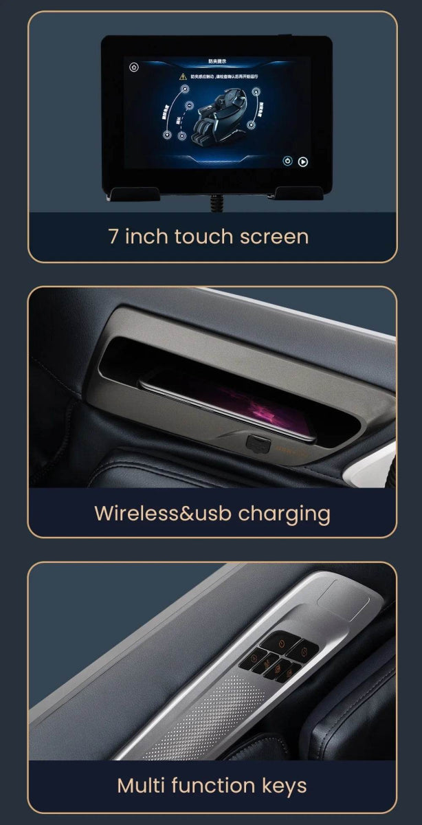 Yutori DawnAir 4D Zero Gravity Heated Massage Chair - Omega Lifestyles