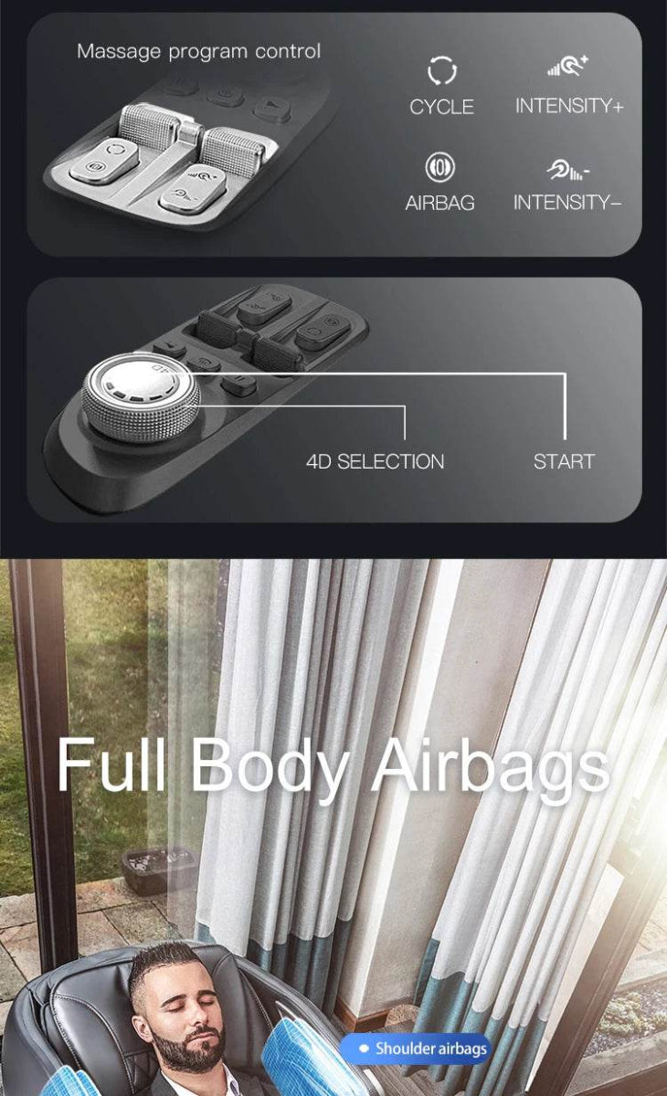 Yutori LotusEase 4D SL-Track Massage Chair - Omega Lifestyles