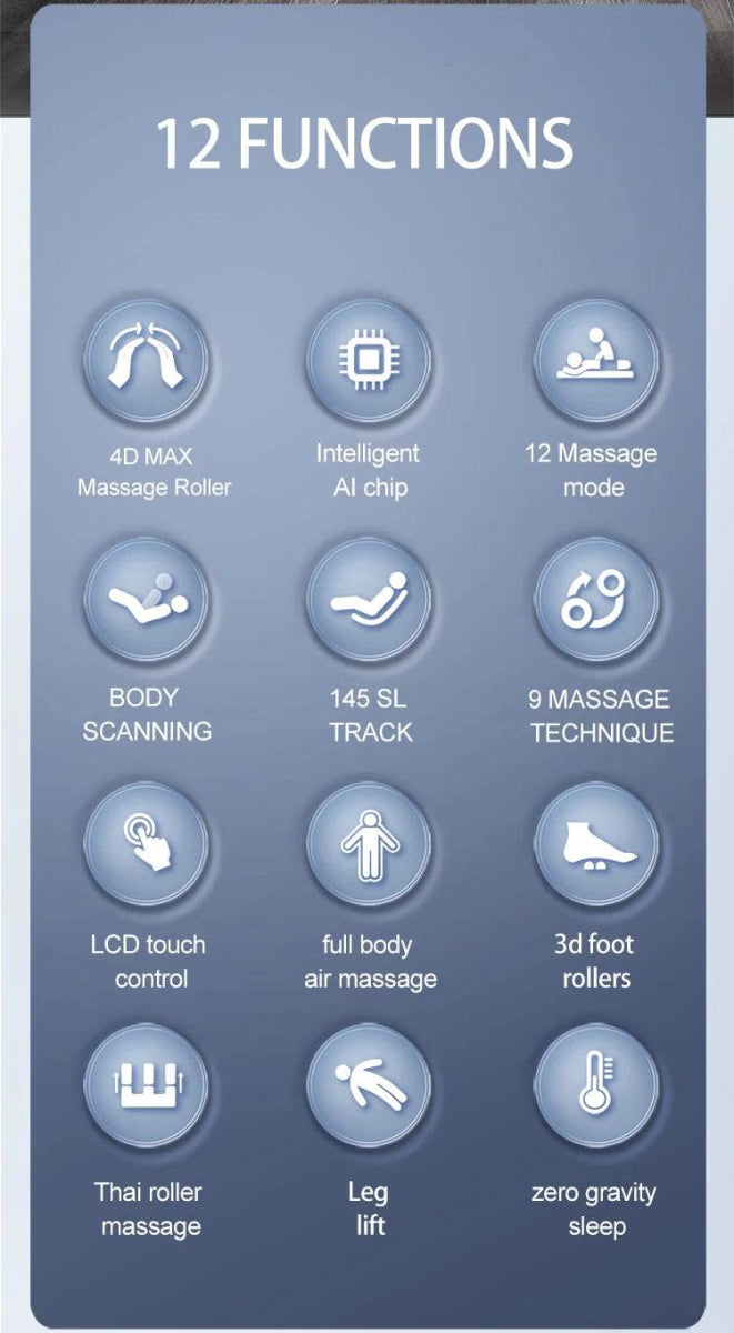 Yutori LotusEase 4D SL-Track Massage Chair - Omega Lifestyles