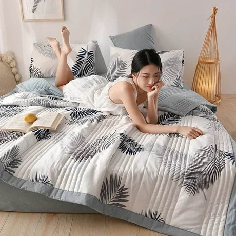 Soft Quilted 3-Piece Polyester Summer Quilt Set - Sleep Galleria