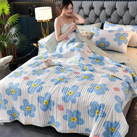 Soft Quilted 3-Piece Polyester Summer Quilt Set - Sleep Galleria
