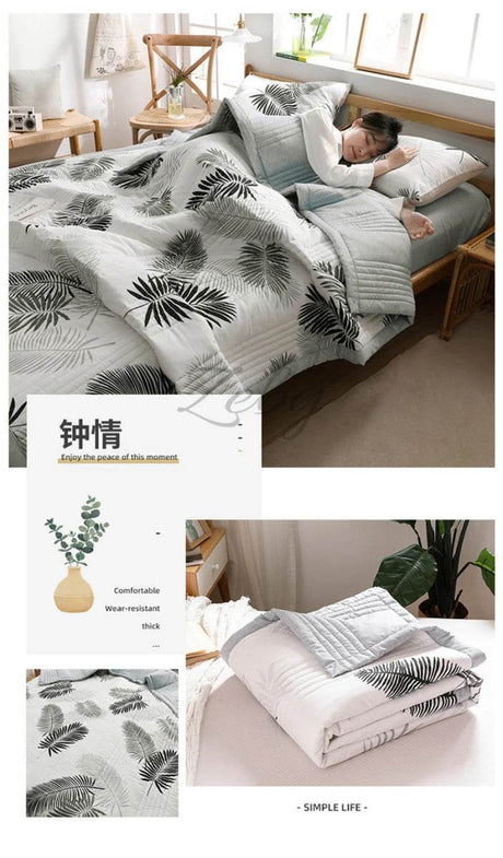Soft Quilted 3-Piece Polyester Summer Quilt Set - Sleep Galleria