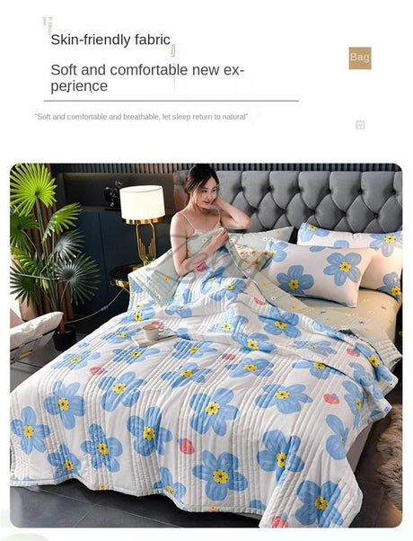 Soft Quilted 3-Piece Polyester Summer Quilt Set - Sleep Galleria